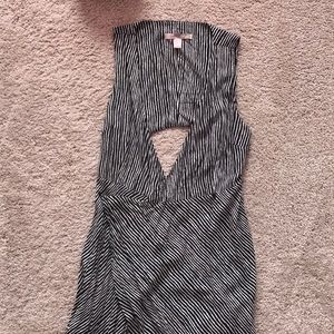 Vestido Maxi Rayas Negro y Blanco